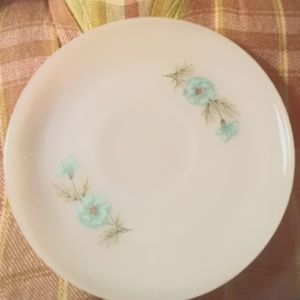 Vintage Milk Glass Fire King Saucer